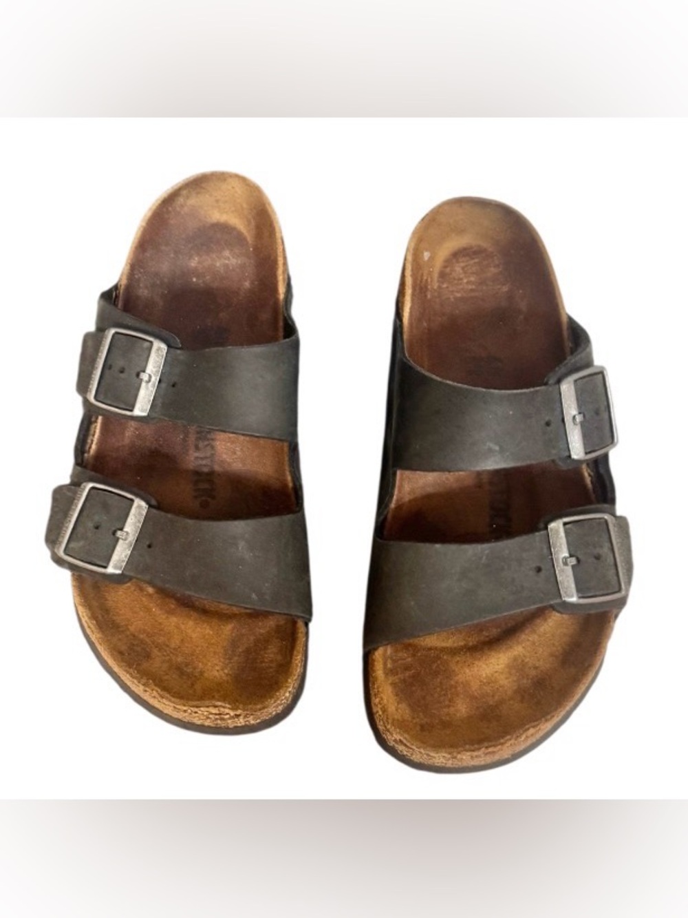 Birkenstock Arizona sandals womens’s shoes size 40 9 9.5 men’s size 7 - Picture 6 of 17